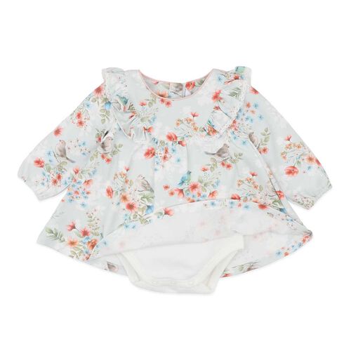 B&eacute;b&eacute; Gemma Bird Organic Overlay Dress